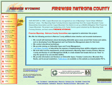 Tablet Screenshot of firewisewyoming.com
